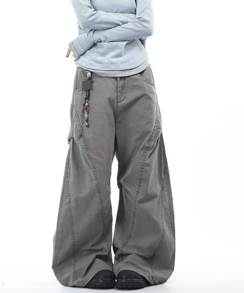 「FreeZone」 カーゴパンツ M グレー メンズ_画像4