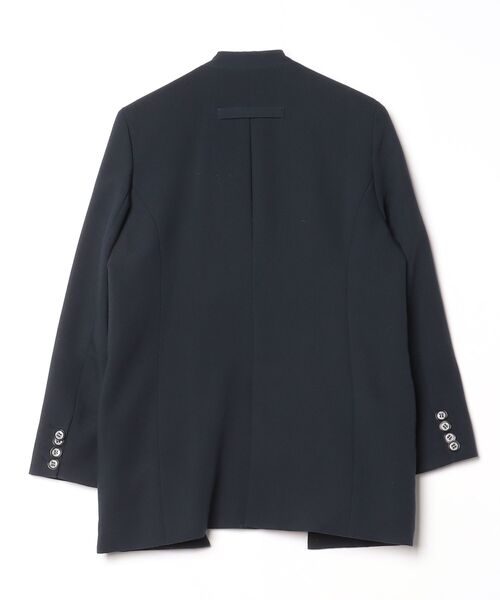 リズレー　36サイズ　ノーカラージャケット Risley ノーカラージャケット 36 ネイビー レディース : ZOZOTOWN