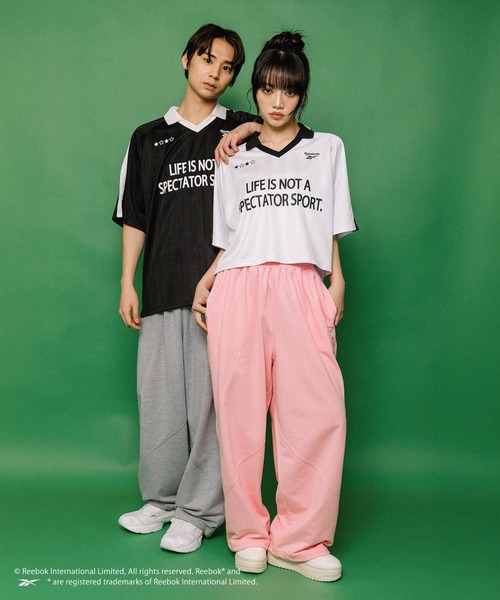 ALAND ワイドパンツ スウェットパンツ ジャージ 「ALAND別注」Reebok