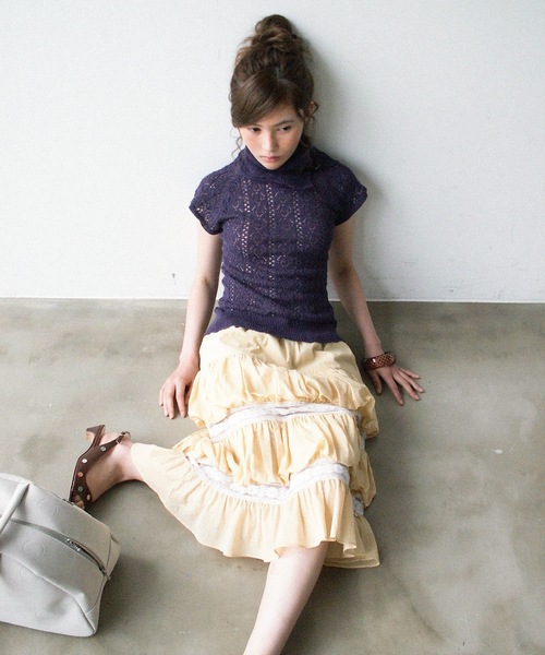 igi スカート CLOUD PUFF TIERED SKIRT / クラウドパフティアード