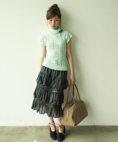 igi スカート CLOUD PUFF TIERED SKIRT / クラウドパフティアード