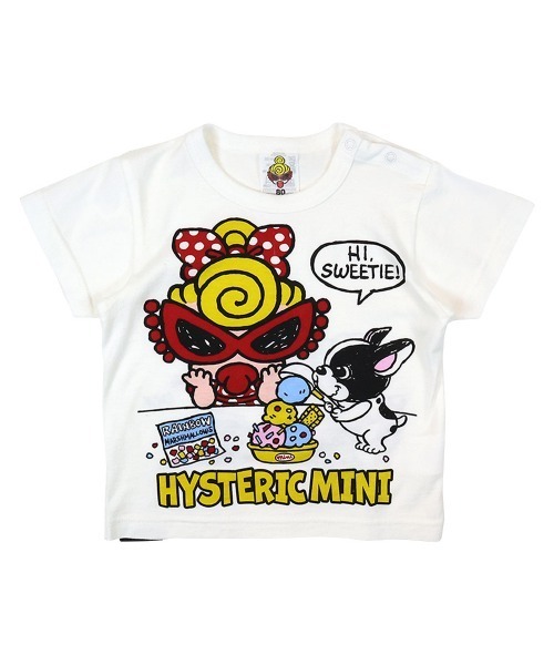 HYSTERIC MINI（ヒステリックミニ） tシャツ HI! SWEETIE 半袖Tシャツ