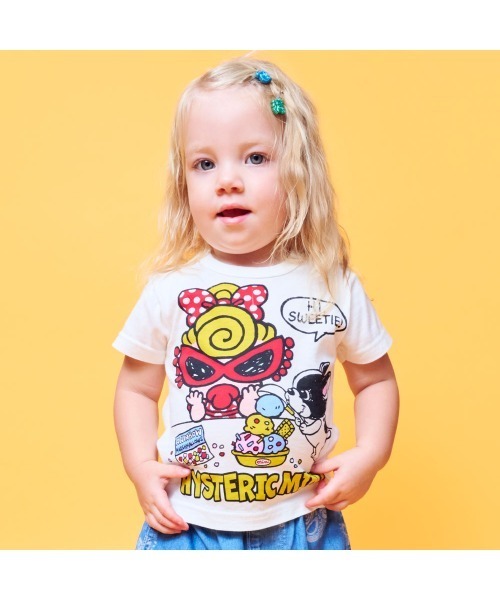 HYSTERIC MINI（ヒステリックミニ） tシャツ HI! SWEETIE 半袖Tシャツ