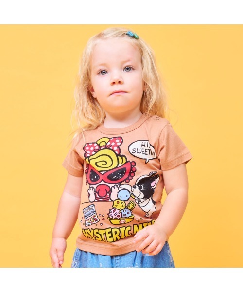 HYSTERIC MINI（ヒステリックミニ） tシャツ HI! SWEETIE 半袖Tシャツ