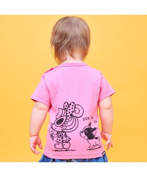 ヒステリックミニ 半袖Tシャツ 半ズボン 男の子 女の子 HYSTERIC MINI（ヒステリックミニ） tシャツ HI! SWEETIE 半袖Tシャツ