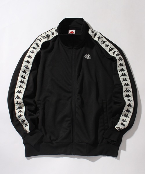 Kappa（カッパ） ジャージブルゾン L ブラック×ホワイト メンズ