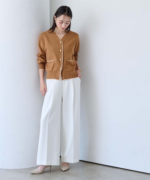 「ur's」 カーディガン L ネイビー レディース_画像8