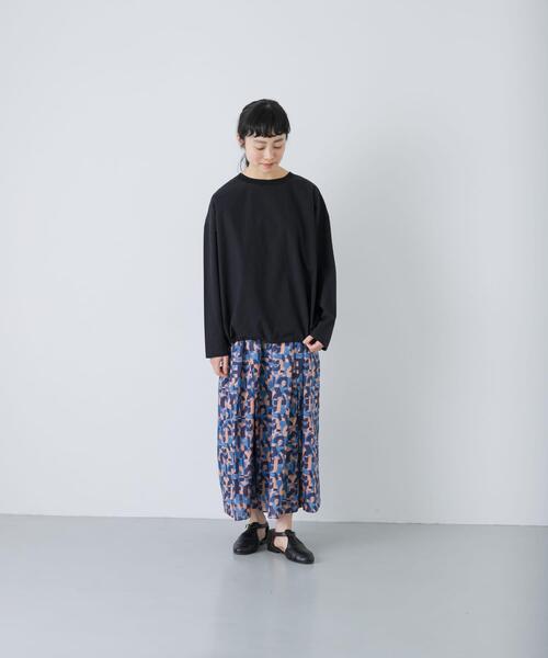 「かぐれ」 長袖カットソー FREE グレー系その他 レディース_画像7