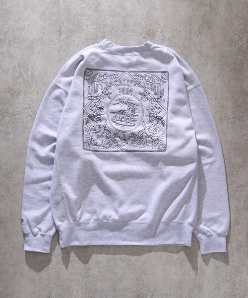「The Endless Summer」 スウェットカットソー LARGE オフホワイト メンズ_画像3