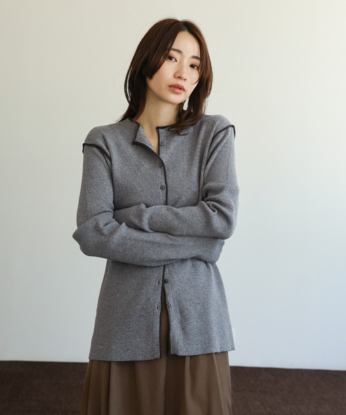 「select MOCA Et」 カーディガン FREE ベージュ レディース_画像6