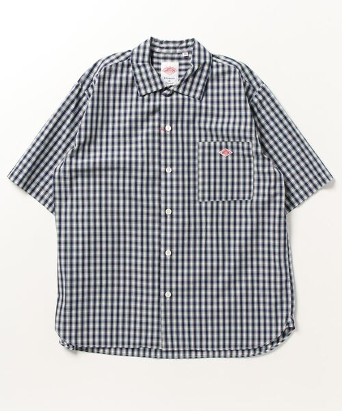 Danton（ダントン） 半袖シャツ 38 グリーン メンズ : ZOZOTOWN Yahoo
