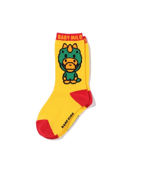 A BATHING APE（アベイシングエイプ） 靴下 BABY MILO DINOSAURS SOCKS
