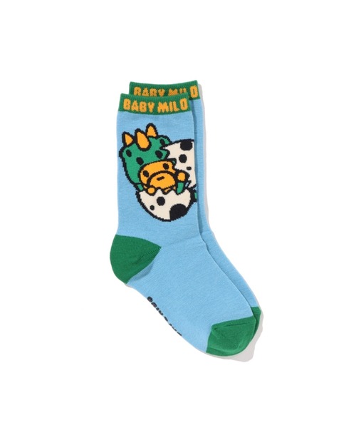 A BATHING APE（アベイシングエイプ） 靴下 BABY MILO DINOSAURS SOCKS