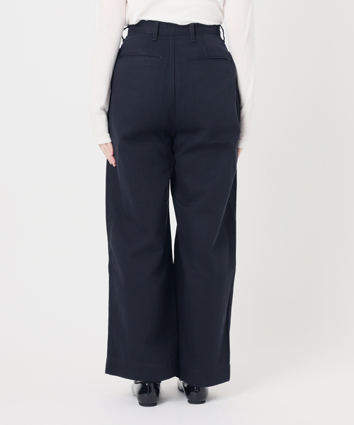 IENA（イエナ） チノパン BLACK コットンチノパンツ レディース