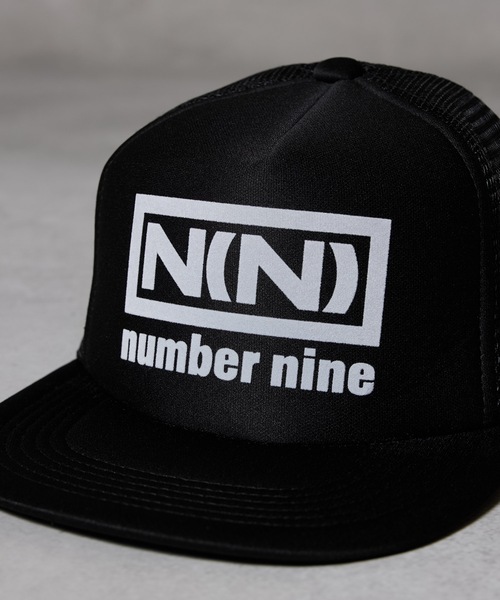 「NUMBER (N)INE」 メッシュキャップ FREE ホワイト×ブラック メンズ_画像7