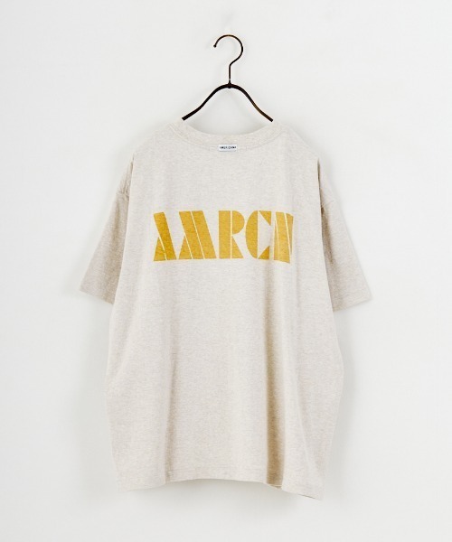 「AMERICANA」 半袖Tシャツ「jeansfactoryコラボ」 ONE SIZE ベージュ レディース_画像2