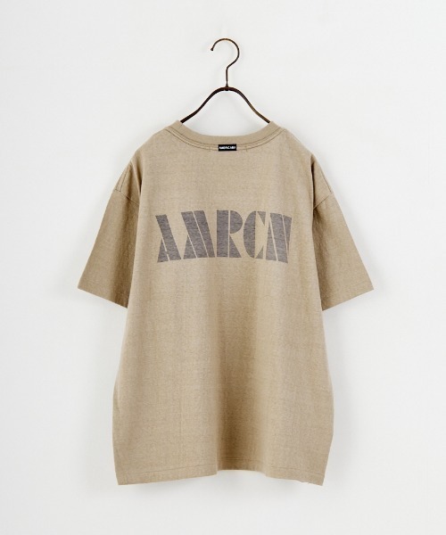 「AMERICANA」 半袖Tシャツ「jeansfactoryコラボ」 ONE SIZE ベージュ レディース_画像3