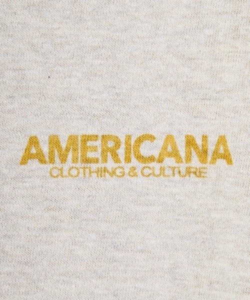 「AMERICANA」 半袖Tシャツ「jeansfactoryコラボ」 ONE SIZE ベージュ レディース_画像9
