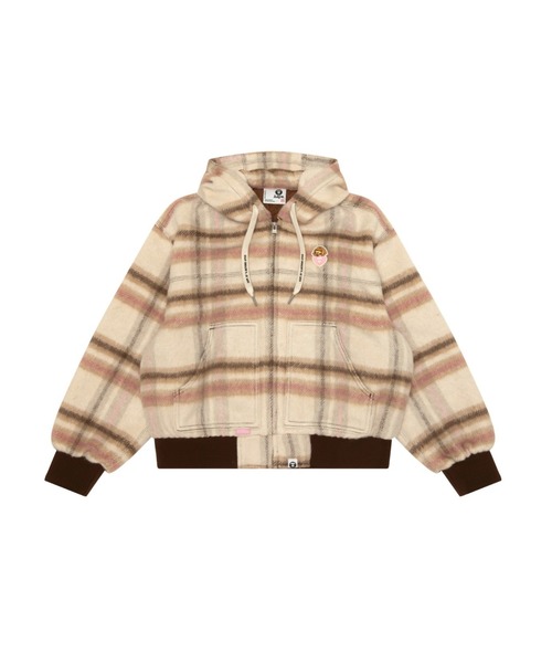 コート アウター AAPE MAIN ZIP UP HOODIE JACKET レディース