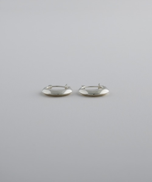 whoseA（フーシー） ピアス 「silver925」 Moon Hoop Pierce / ムーン