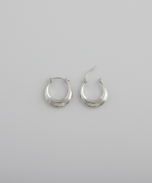whoseA（フーシー） ピアス 「silver925」 Moon Hoop Pierce / ムーン