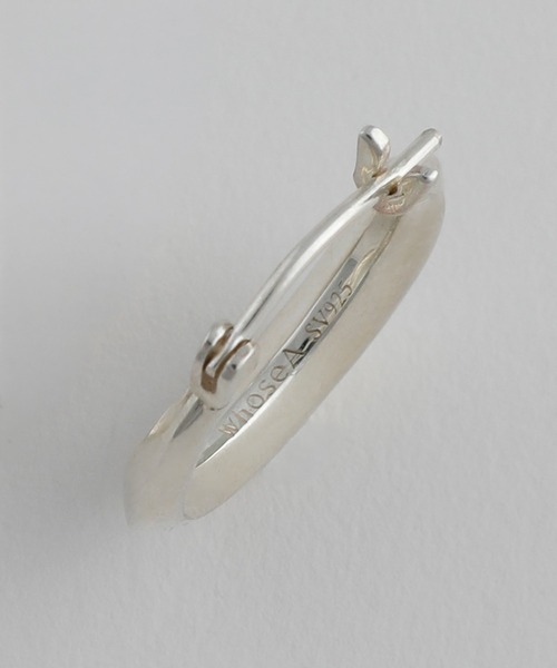whoseA（フーシー） ピアス 「silver925」 Moon Hoop Pierce / ムーン