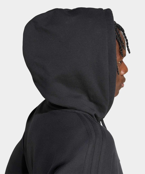【サイズM】アディダスオリジナルス　パーカー　ブラック adidas（アディダス） パーカー オーバーサイズ ジップパーカー
