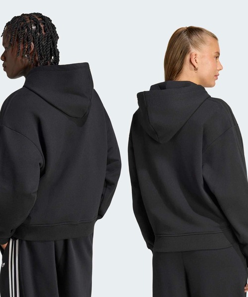 adidas（アディダス） パーカー オーバーサイズ ジップパーカー