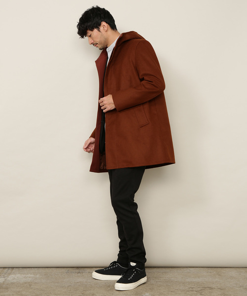 Adam et Rope アダムエロペ meltonダッフルコート フーディ Adam et Rope アダムエロペ meltonダッフルコート フーディ 2025