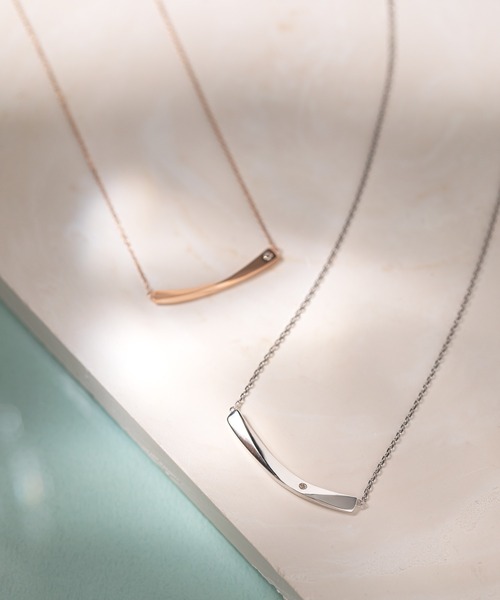 【本日のみ】定価12万円エステール　ESTELL 0.3カラットネックレス ESTELLE（エステール） ネックレス シルバー ダイヤモンド ネックレス