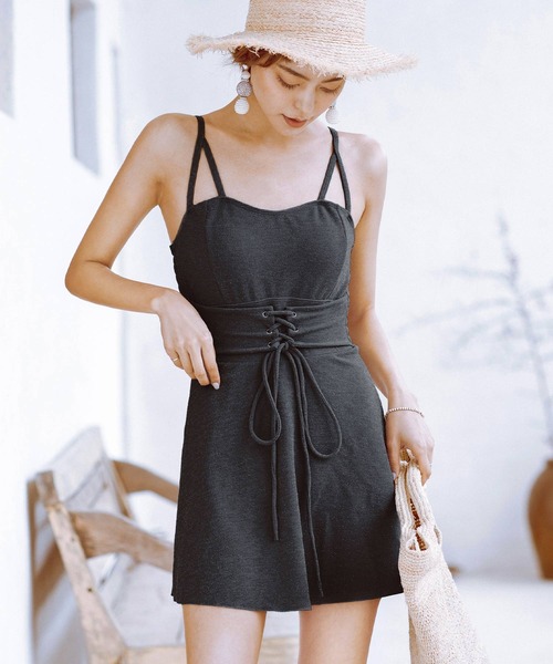 水着 Osyarevoオリジナル ナチュラル サンドワンピース水着 Zozotown Paypayモール店 通販 Paypayモール