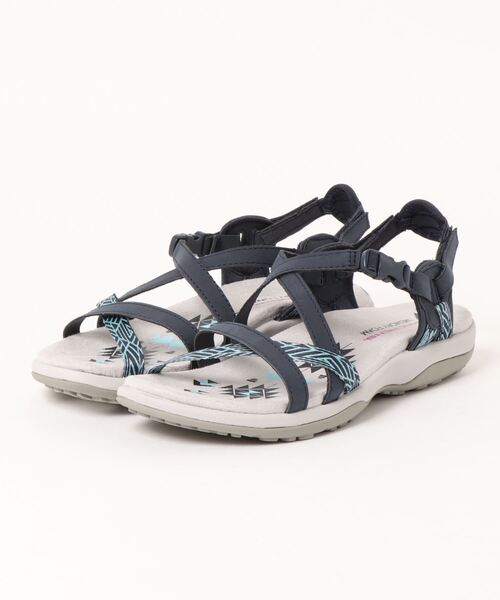 サンダル Skechers スケッチャーズ Reggae Slim Staycation レディーススポーツサンダル 軽量 レゲエスリムステイケーシ4 543円 安い 激安 プチプラ 高品質