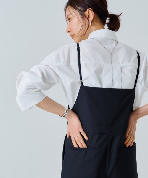 tシャツ 「RASW」テーパードラインサロペット レディース RASW tシャツ 「RASW」テーパードラインサロペット レディース