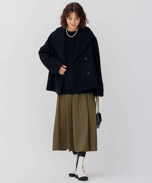 23区 ショート丈Pコート38 23区 ショート丈Pコート38