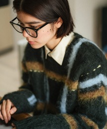 PAMM（パム） ニット セーター 透明な空気のチェックニット レディース