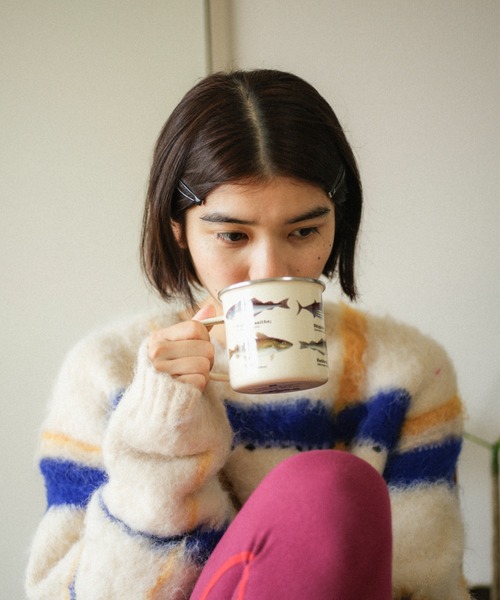 PAMM（パム） ニット セーター 透明な空気のチェックニット レディース