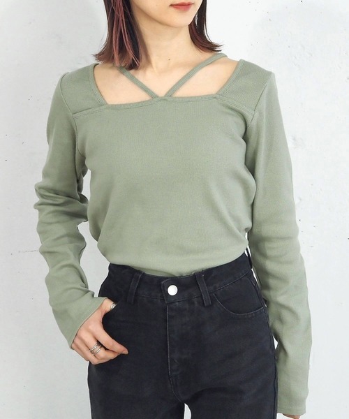 tiptop（ティップトップ） tシャツ 「2023AW新色登場」テレコホルター