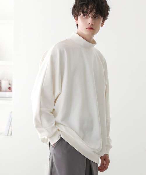 ASTRONOMY tシャツ ドルマンスリーブポンチモックネックプルオーバー