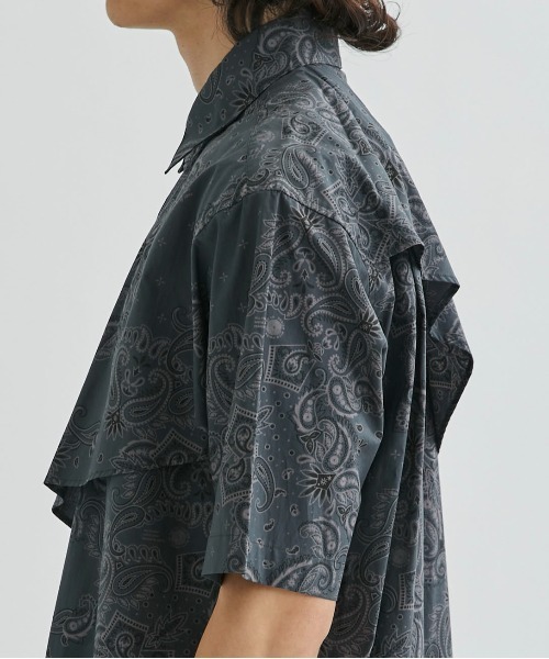 yoshiokubo GROUNDFLOOR シャツ 「yoshiokubo/ヨシオクボ」S/S PAISLEY