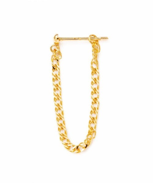 【les bon bon】片耳ラッドチェーンピアス les bonbon ピアス 「les bon bon」rad chain pierce BOB40