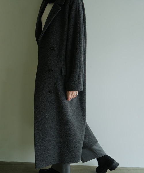 CLANE（クラネ） コート チェスターコート DOUBLE WOOL LONG COAT
