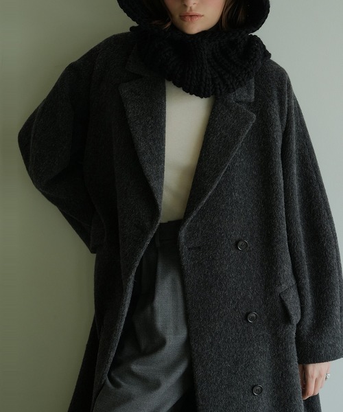 CLANE（クラネ） コート チェスターコート DOUBLE WOOL LONG COAT