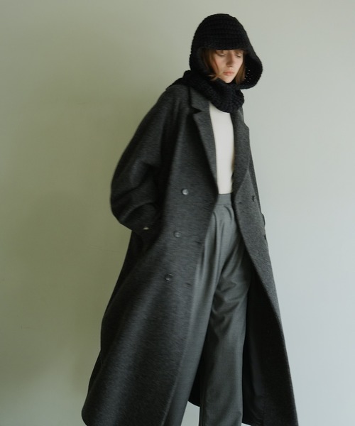 CLANE（クラネ） コート チェスターコート DOUBLE WOOL LONG COAT