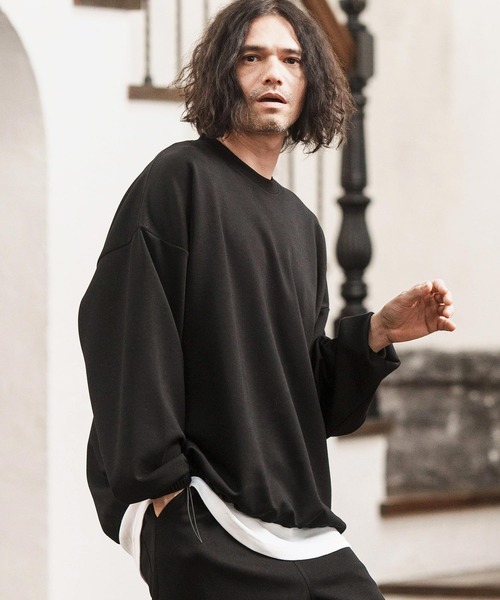 CAMBIO（カンビオ） tシャツ mlt4613- 裾絞りポンチルーズシルエット