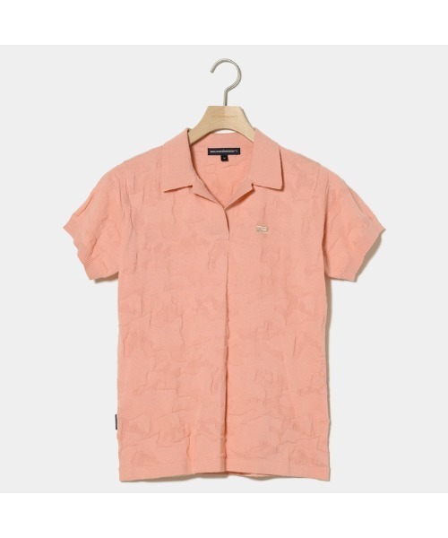 ポロシャツ ポロ 「Rosasen/GOLF」カモフラジャカード半袖ニットポロ レディース Rosasen ポロシャツ ポロ 「Rosasen/GOLF」カモフラジャカード