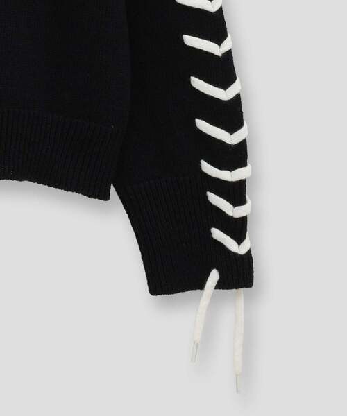 CONVERSE TOKYO カーディガン BLANKET STITCH KNIT CARDIGAN