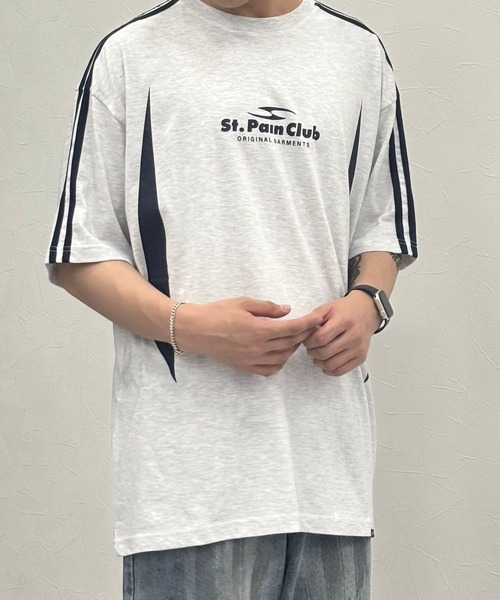 tシャツ 「UNISEX」SAINTPAIN／CIRCLE ロゴラインT レディース メンズ tシャツ 「UNISEX」SAINTPAIN／CIRCLE ロゴラインT レディース