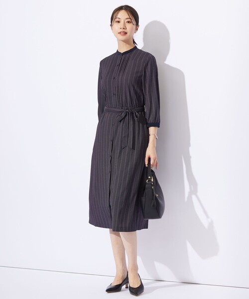 J.PRESS 長袖ロングワンピースT15