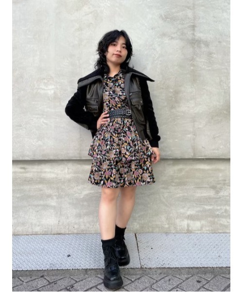 デシグアル（Desigual）/花柄のミニワンピース Desigual（デシグアル） ワンピース 花柄のミニワンピース : ZOZOTOWN