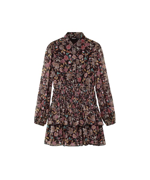 デシグアル（Desigual）/花柄のミニワンピース Desigual（デシグアル） ワンピース 花柄のミニワンピース : ZOZOTOWN